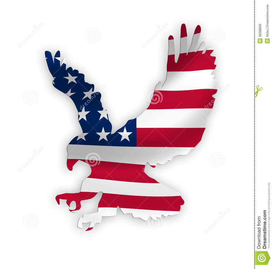 Download american eagle and flag clip art clipart United States of.