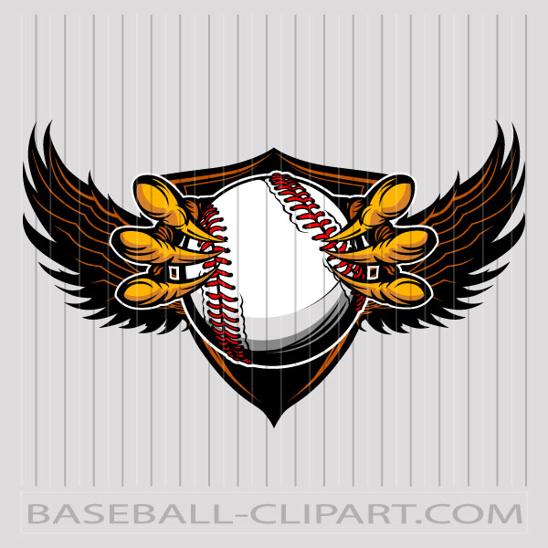 Raptor Baseball Logo Image. Easy to Edit Vector Format..