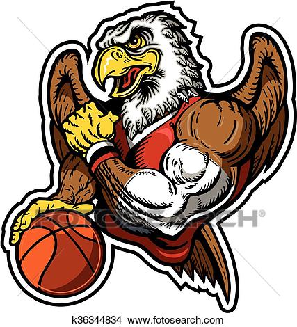 Eagle basketball Clipart.
