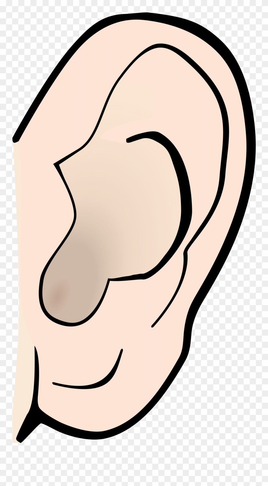 clipart listening ears