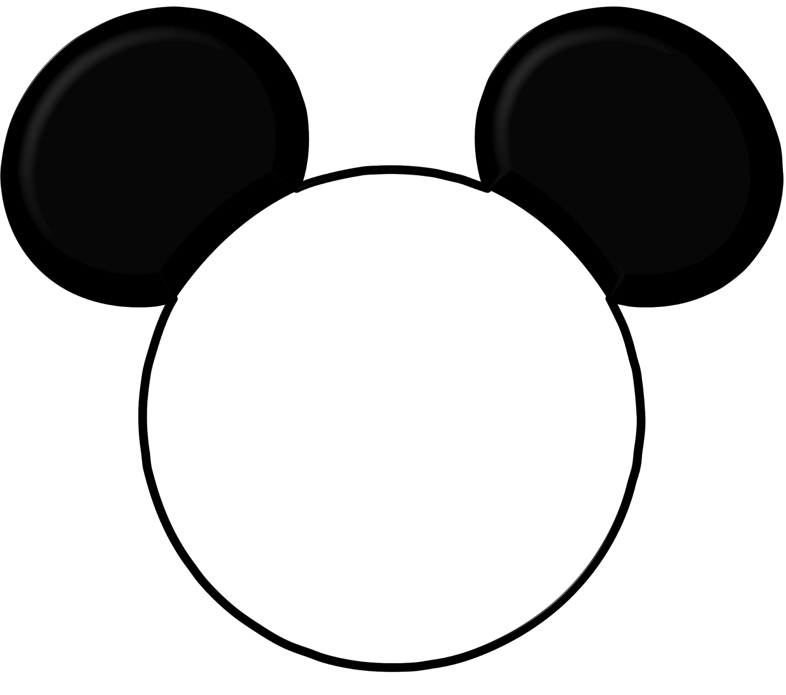 Transparent mickey shaped food clipart.