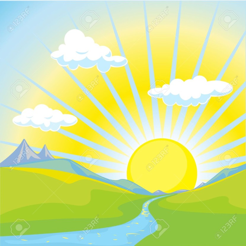Mountain sunrise clipart 20 free Cliparts | Download images on ...