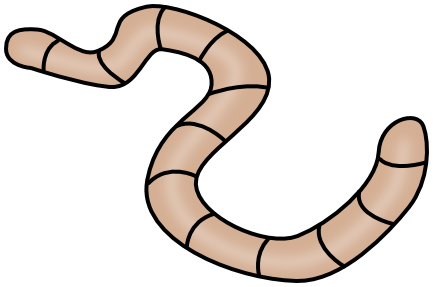 Earthworm Clip Art.