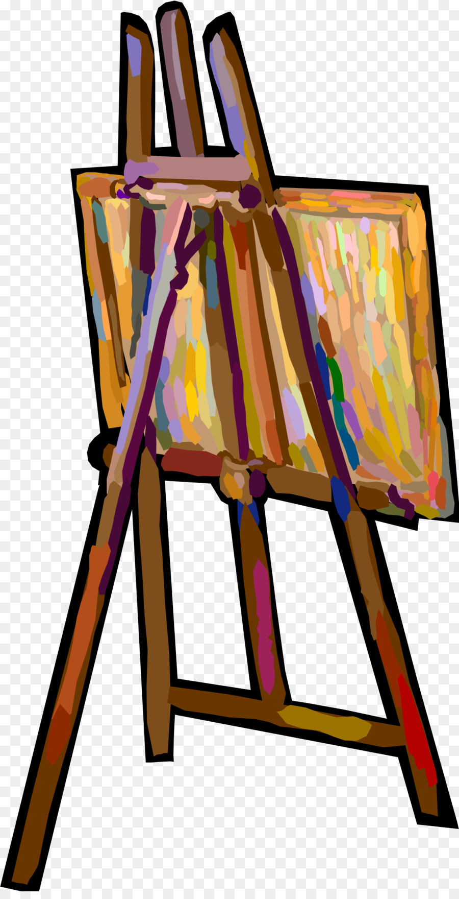 Easel Background clipart.