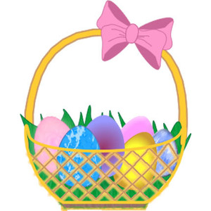 Easter baskets images clipart.