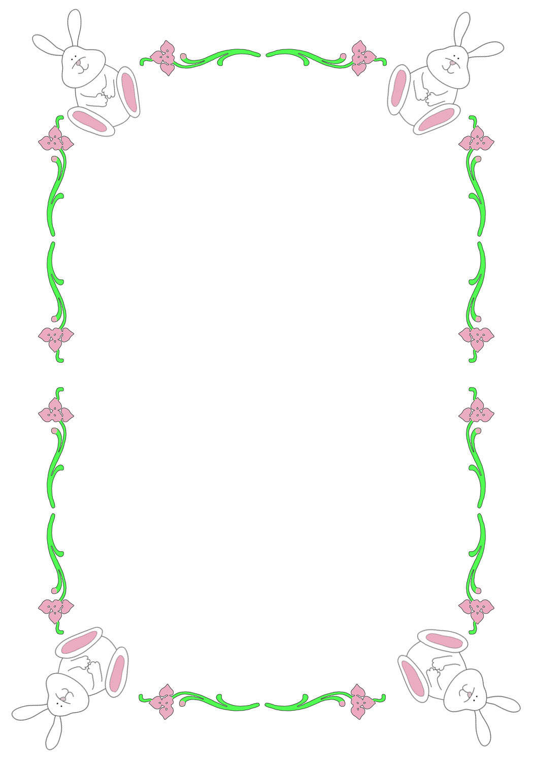 Free Printable Borders for Easter.