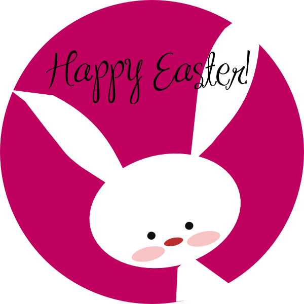 Cute Easter Bunny Clipart.