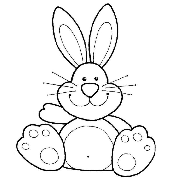 Free Free Easter Bunny Outline Svg 833 SVG PNG EPS DXF File