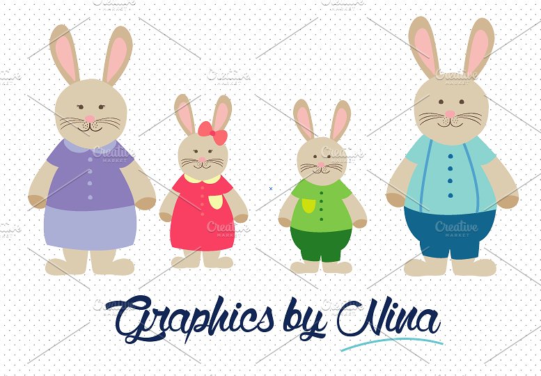 Download Easter bunny family clipart 20 free Cliparts | Download ...