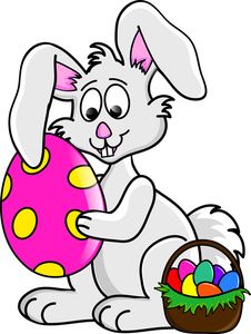 cute easter bunny clipart.
