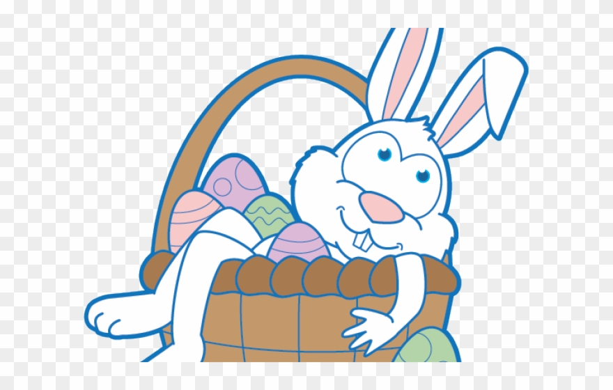 Easter Basket Bunny Clipart Clip Art.