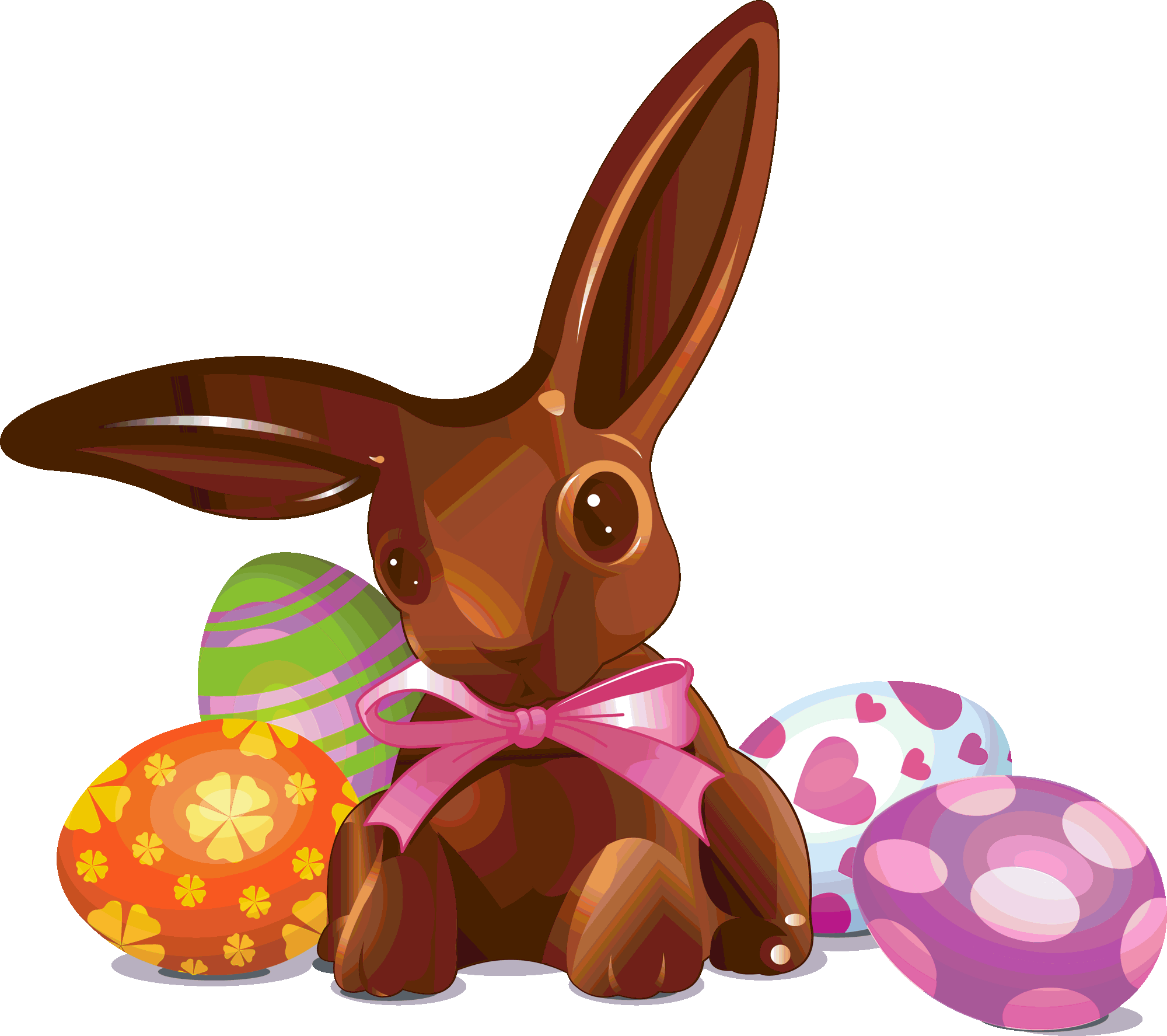 Easter Chocolate Bunny Clipart.