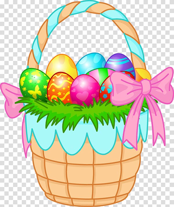 Easter Bunny Easter basket , Church Easter transparent.