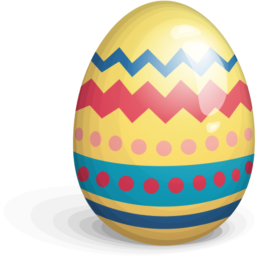 Easter Egg Yellow transparent PNG.