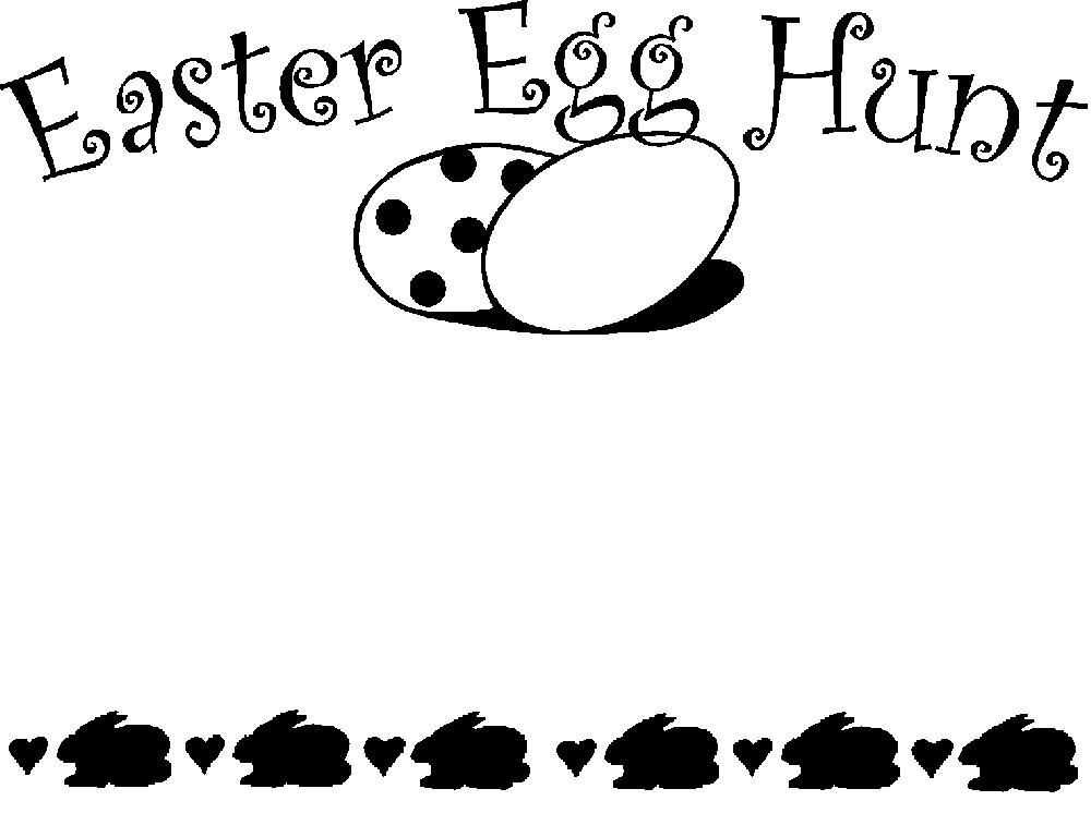 easter egg hunt clipart black and white 19 free Cliparts Download