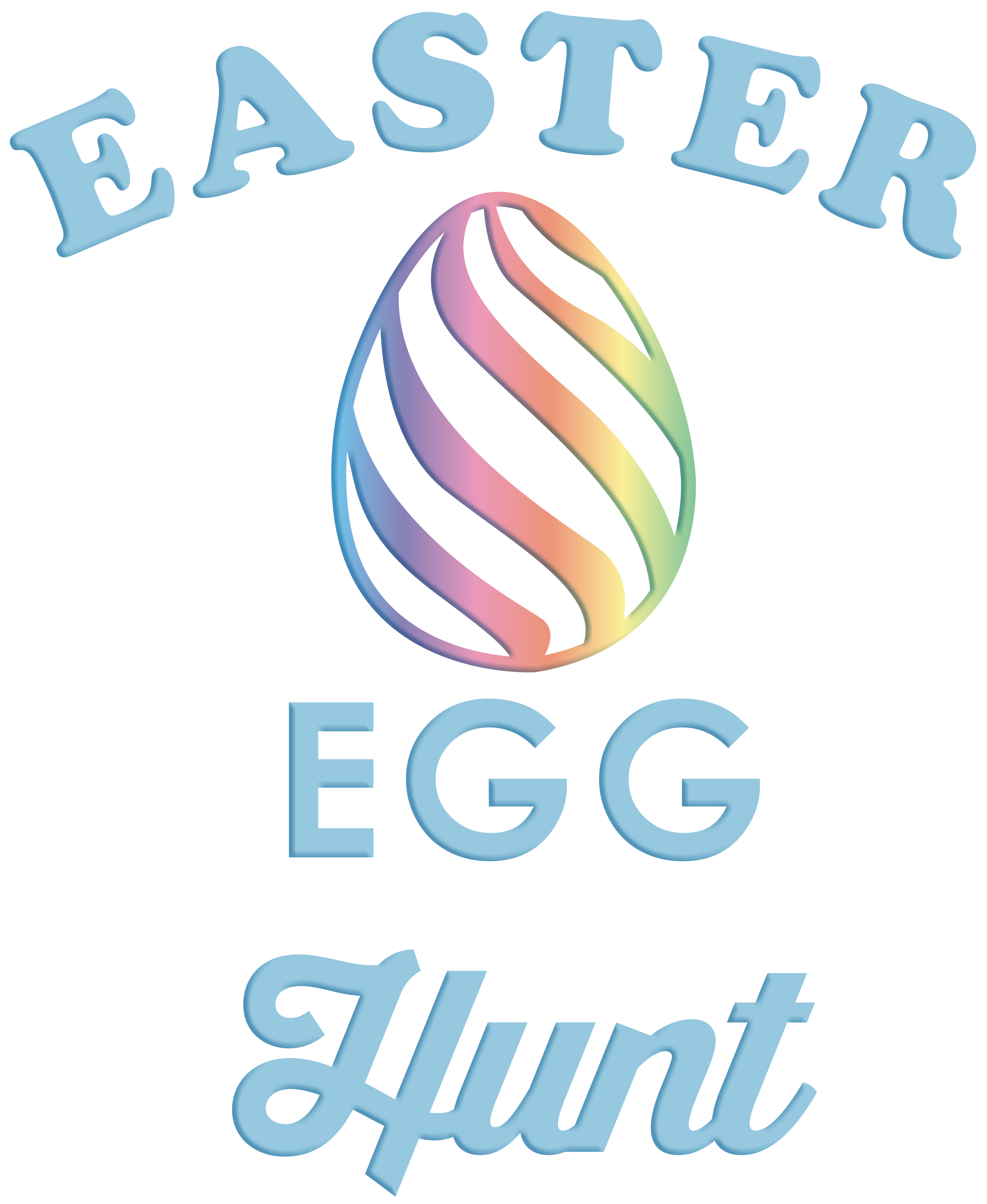Easter Egg Hunt Clip Art PNG Image.