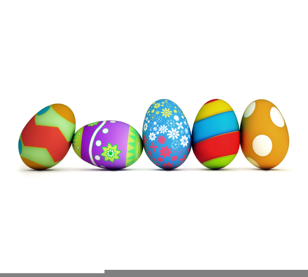 Free Clipart For Easter Eggs.
