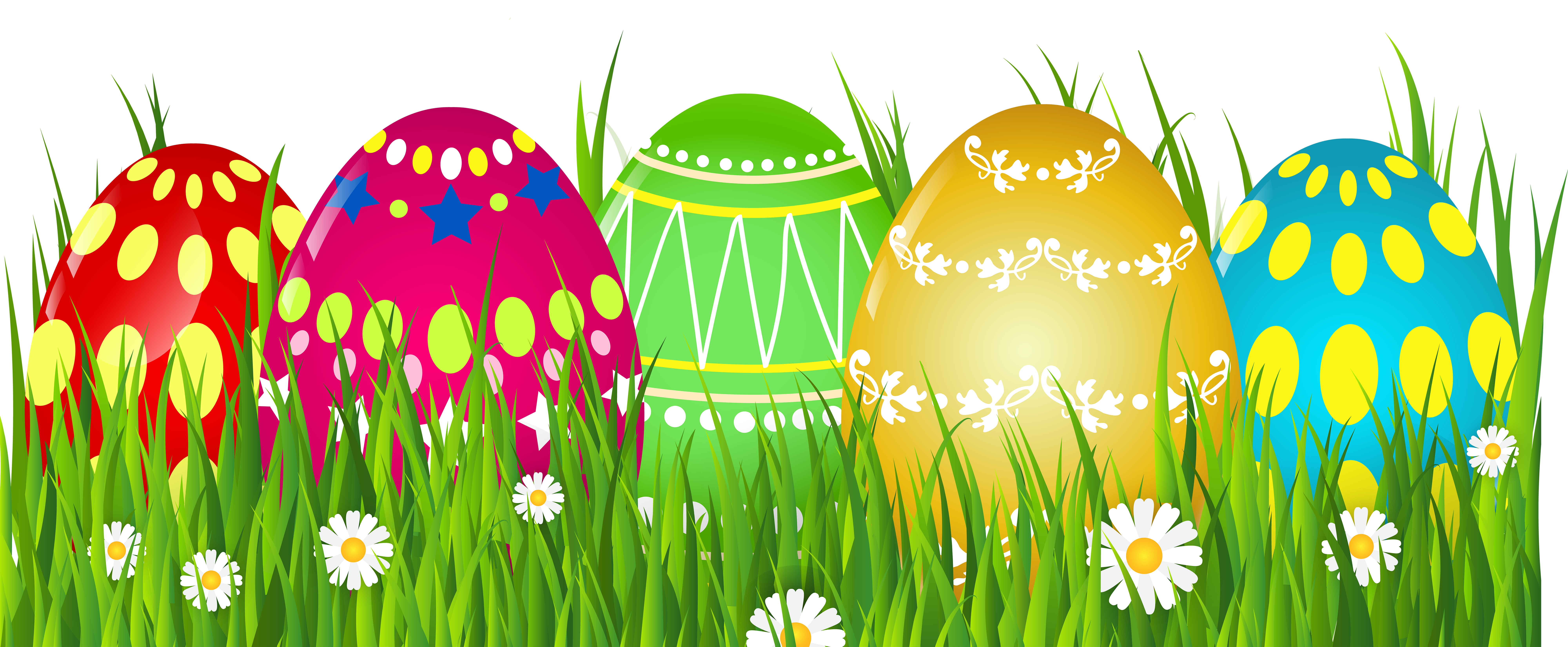 Easter Grass Clipart Image.