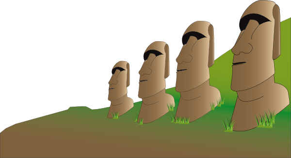 Easter island clipart.
