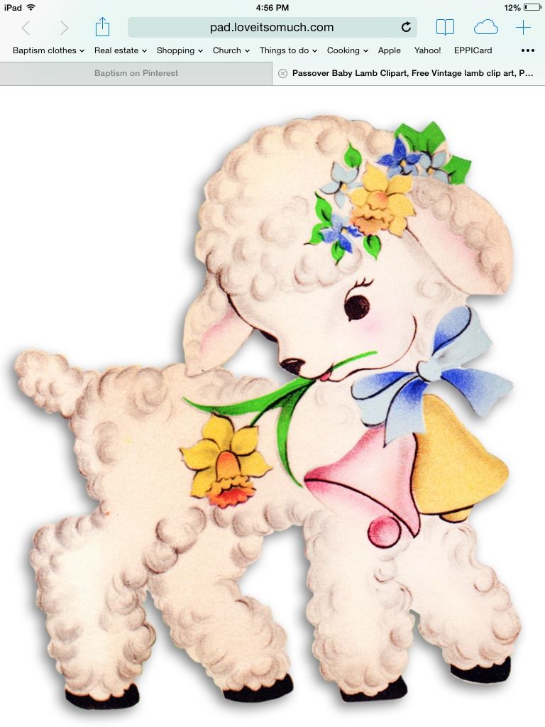 Lamb clipart.