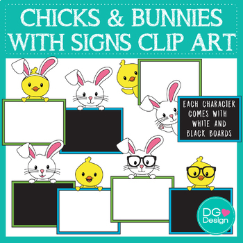 Easter Signs Clipart.