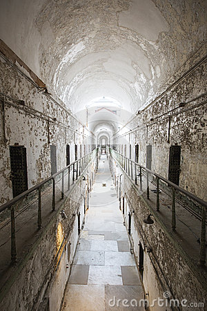 Eastern State Penitentiary Stock Photo.