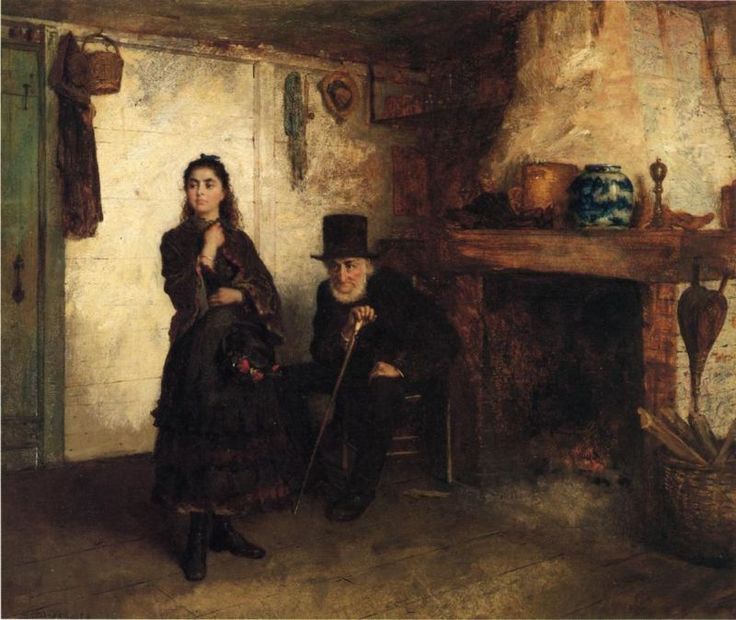 The Reprimand by Eastman Johnson.
