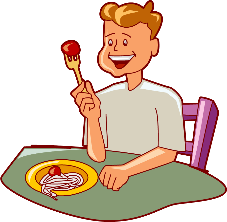 Eating Food Clipart.