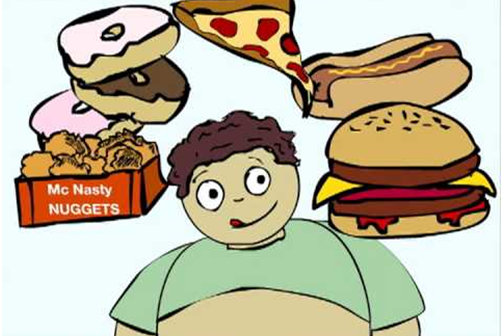 Easy tips to discourage kids from eating junk food.