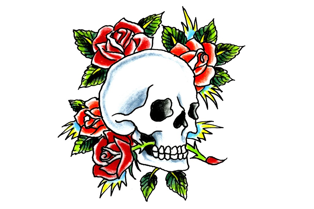 Ed Hardy Skulls Roses for Him Christian Audigier cologne.