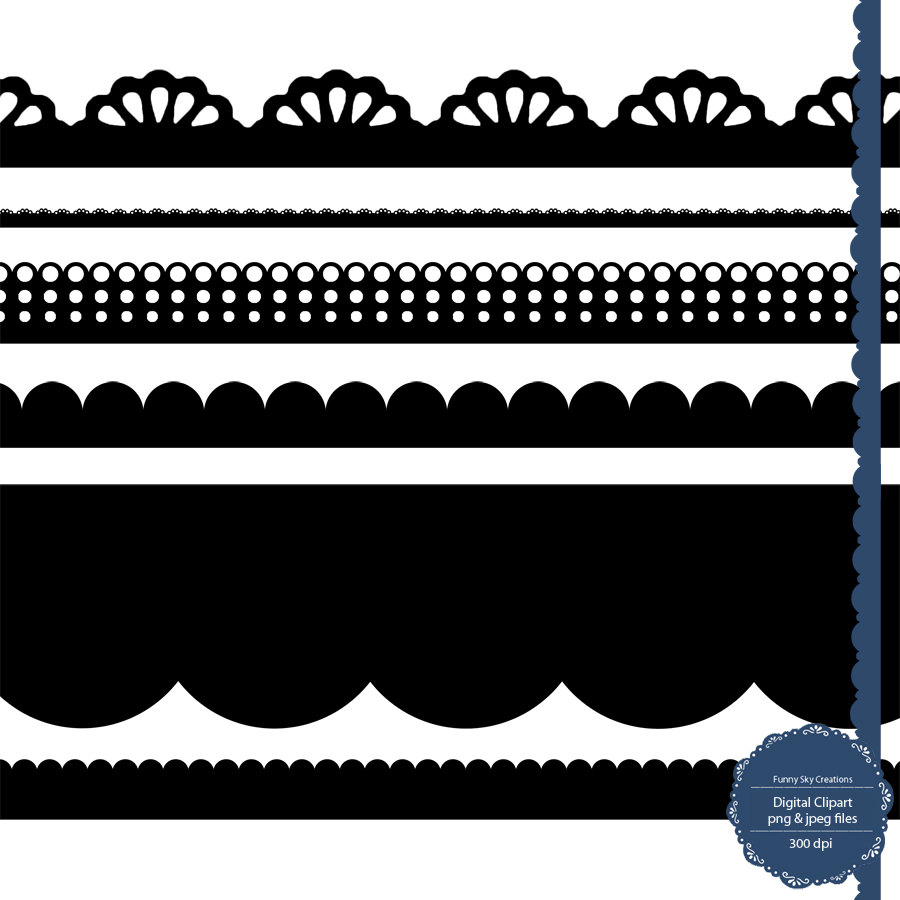 Printable Scalloped Edge Template