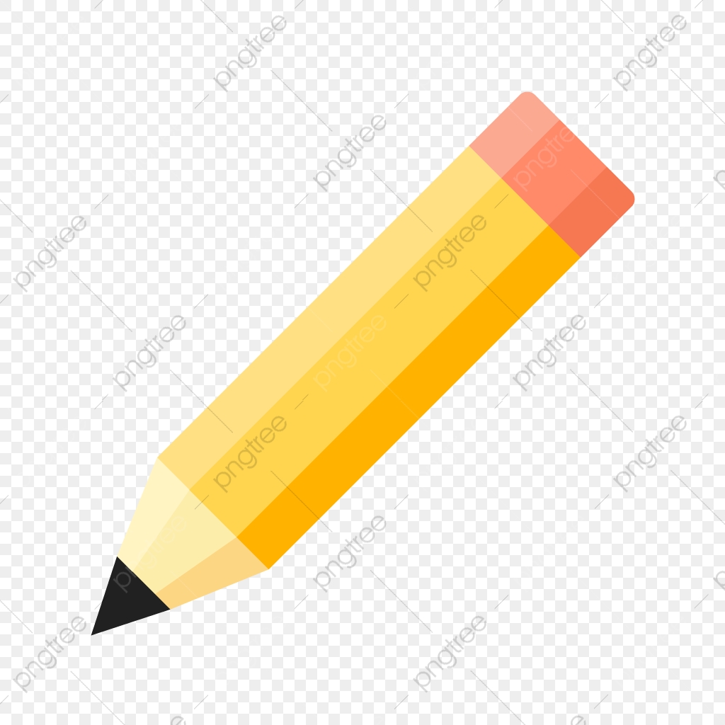 Pencil Flat Multi Color Icon, Pencil, Edit, Draw PNG and Vector with.