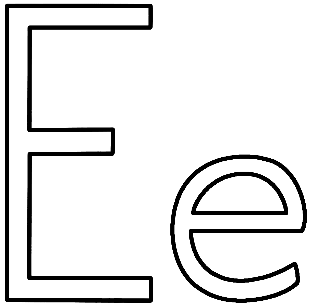 Letter Ee Clipart & Free Clip Art Images #26432.