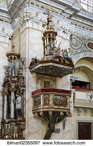 Picture of "Pulpit of the Seven Deadly Sins, Parish Church of.