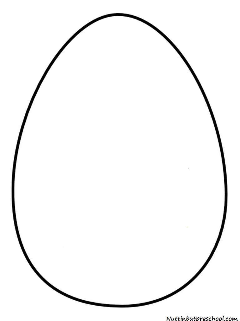 White egg clipart.