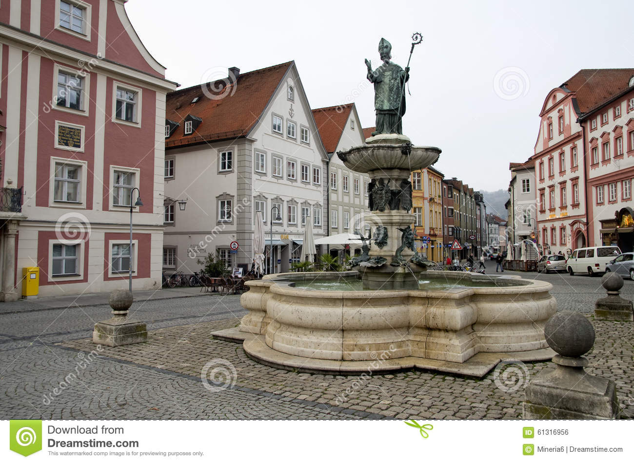 Eichstatt In Autumn, Bavaria,Germany Stock Photo.