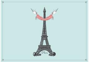 Eiffel Tower Free Vector Art.