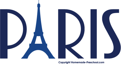 Paris Eiffel Tower Clipart.