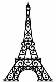 Eiffel tower clipart black and white 2 » Clipart Station.