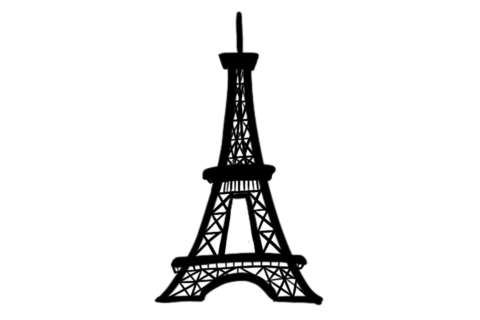 silhouette cameo eiffel tower free download