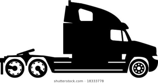 Free Free 168 Semi Truck Silhouette 18 Wheeler Svg Free SVG PNG EPS DXF File
