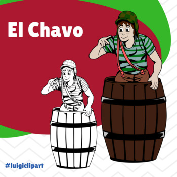 El Chavo del Ocho Clipart for Spanish Lessons.
