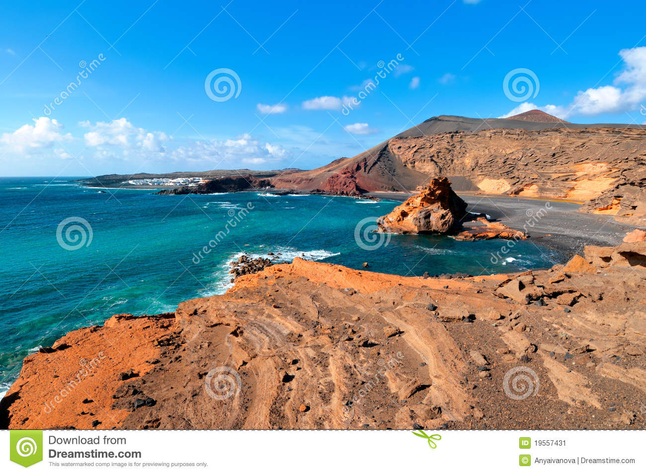 El Golfo Lanzarote Royalty Free Stock Photos. El Golfo Lanzarote Royalty Free Stock Photos.