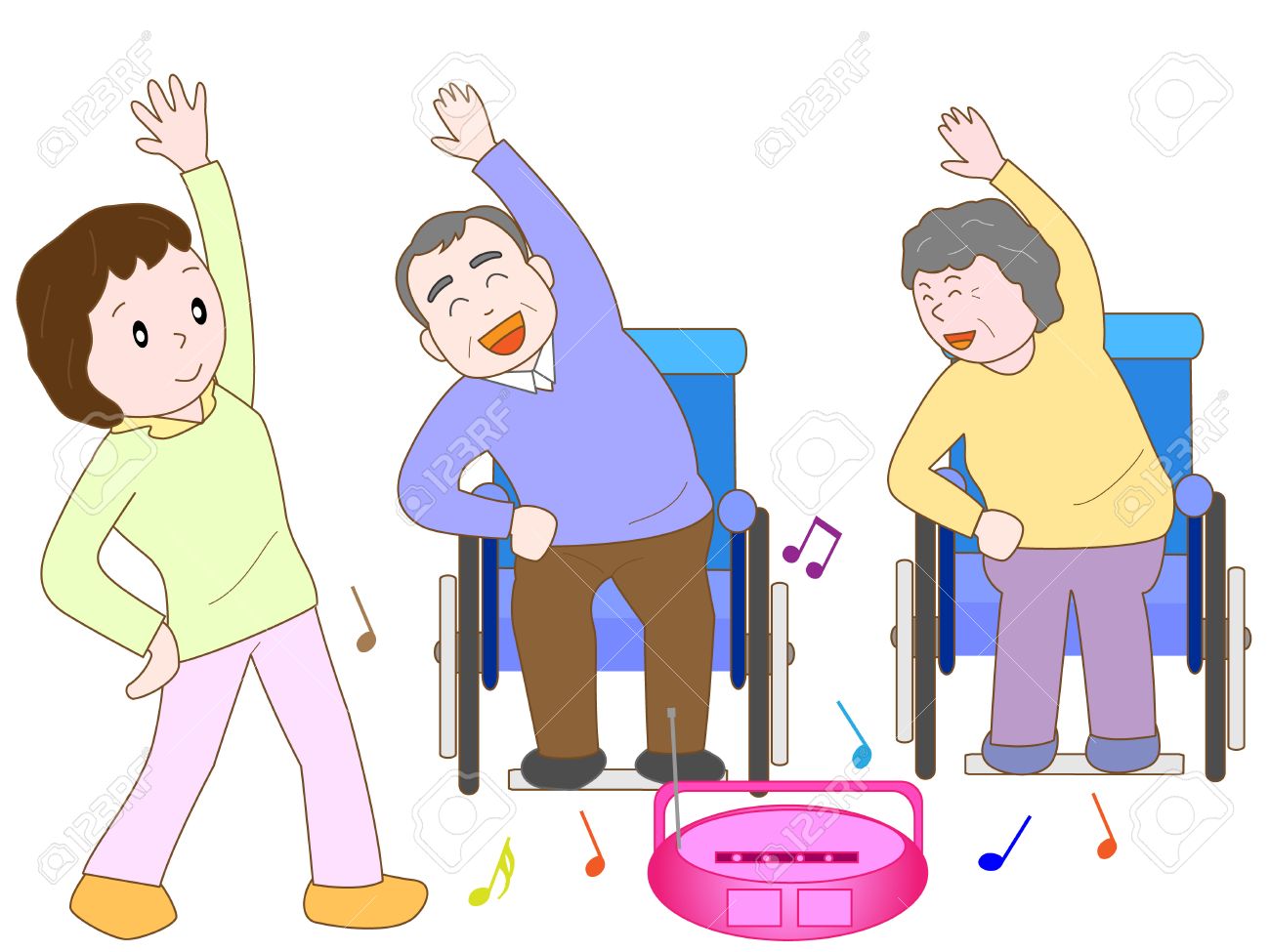 Elderly Exercise Clipart 10 Free Cliparts Download Images On
