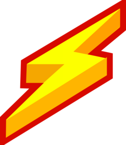 Lightning Bolt Clip Art at Clker.com.