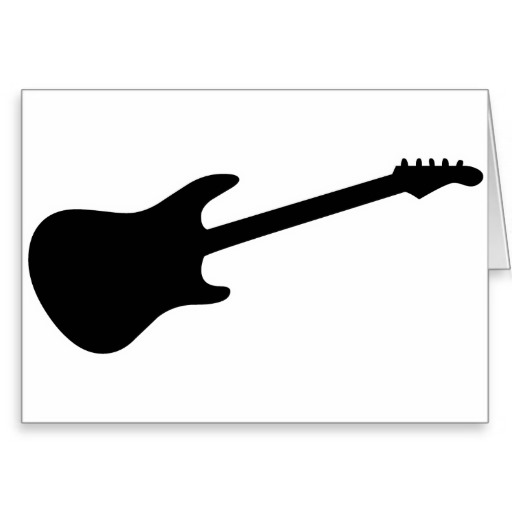Free Electric Guitar Silhouette, Download Free Clip Art.