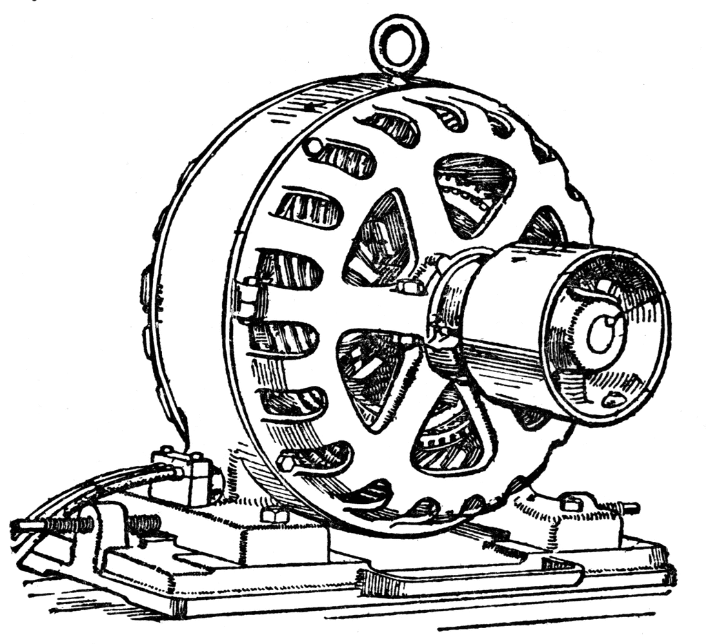 Clipart electric motor.