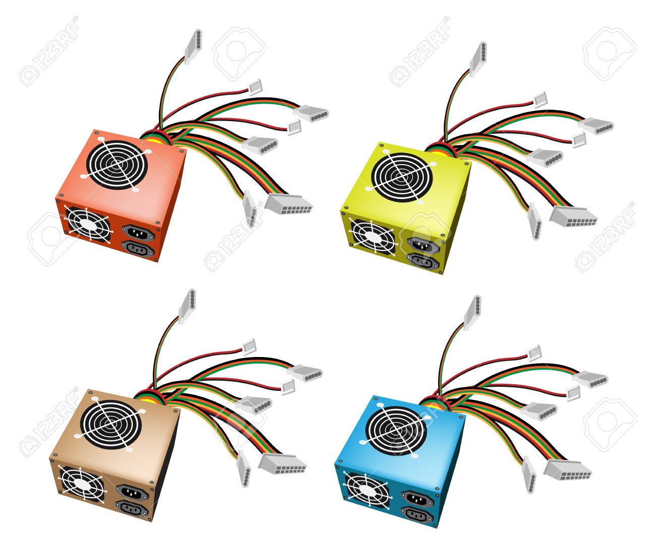 Power supply clipart.