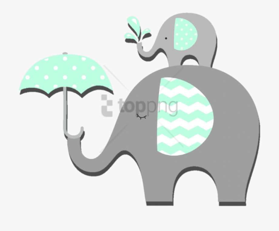Baby Shower Elephant Png.
