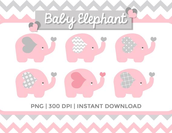 Baby Elephant Clipart.